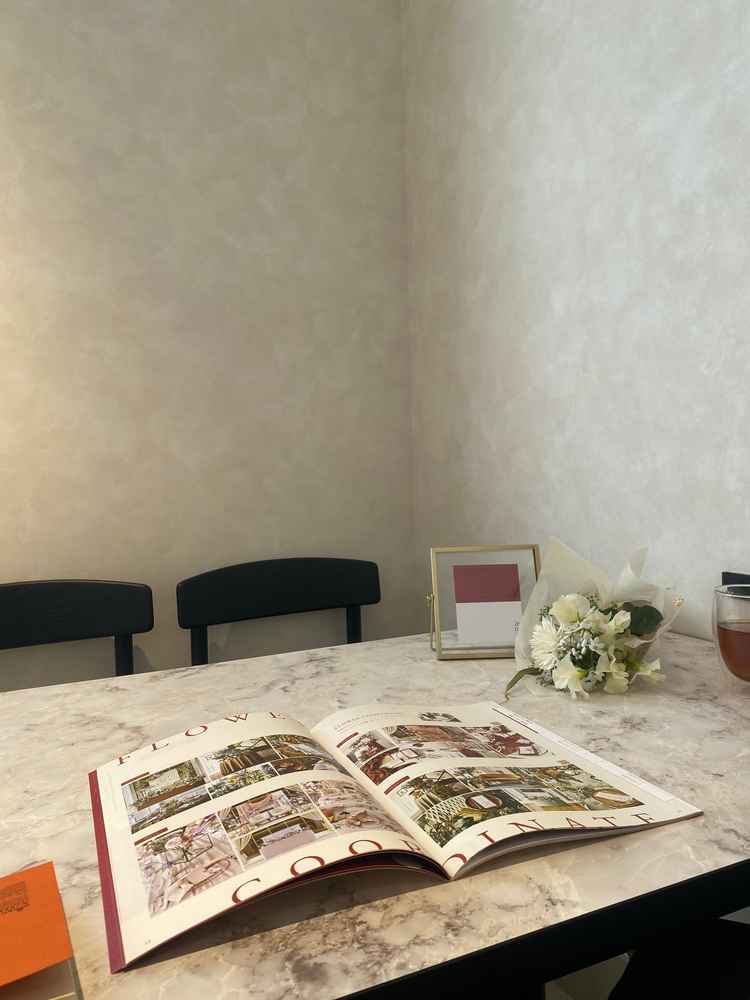 フェア中のカウンター