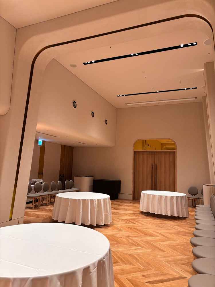 披露宴会場です。