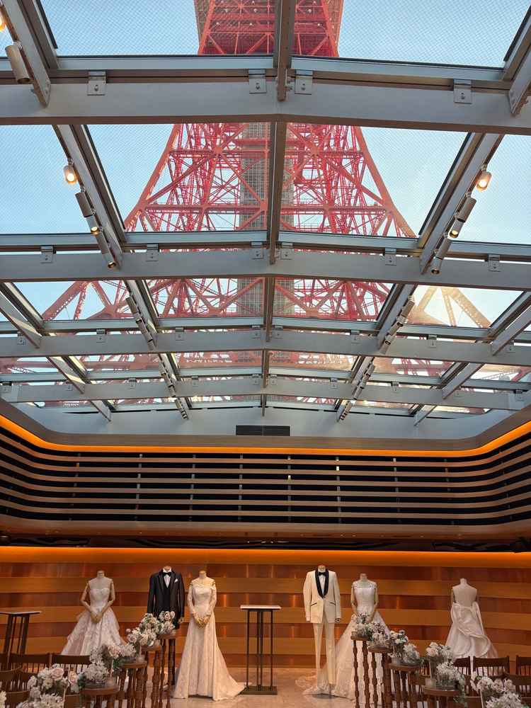 チャペルから見える東京タワー