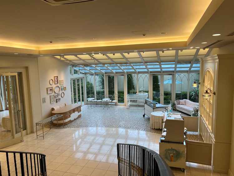 披露宴の待合室