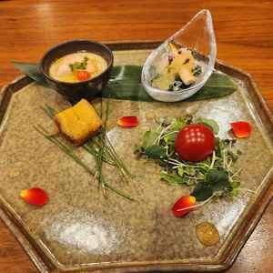 お料理の試食もあり、オープンキッチンならではの温かい料理でした