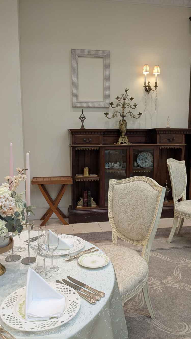 披露宴会場内の小物