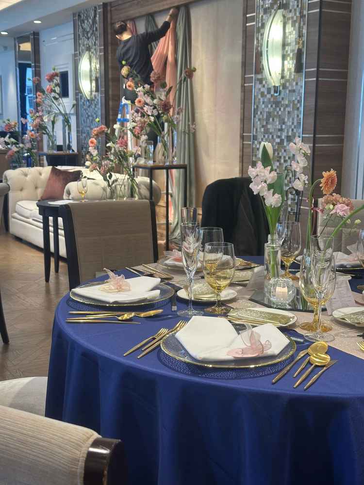 テーブルコーディネートによって全く違う雰囲気にできるそうです