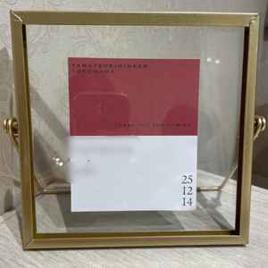 名前のところにはモザイクを入れてあるが、こちらも来館時から机に置いてあり、特別感が味わえる。