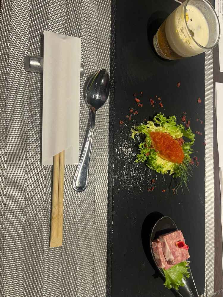 料理前菜。とてもおいしかった