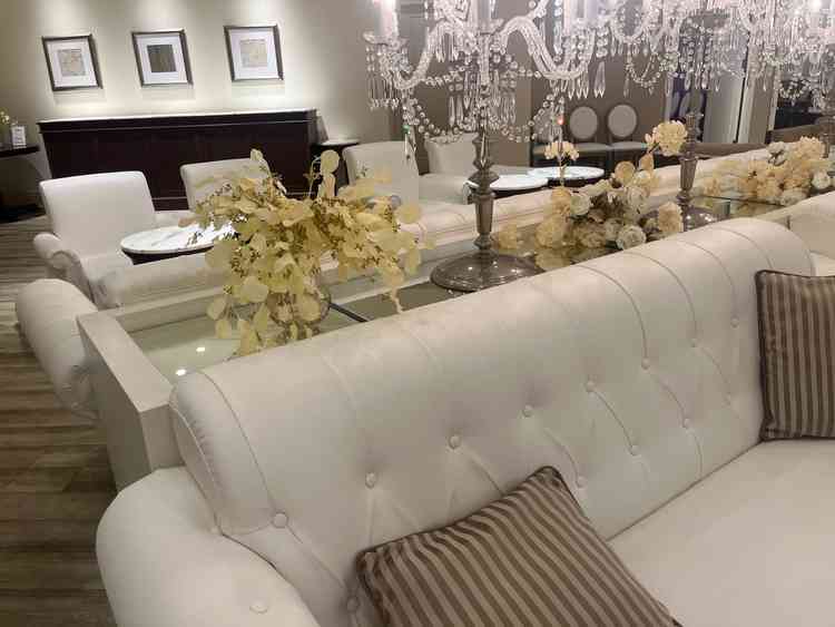 待合スペースが広くて、ゲストの方にもゆっくりしてもらえそう。