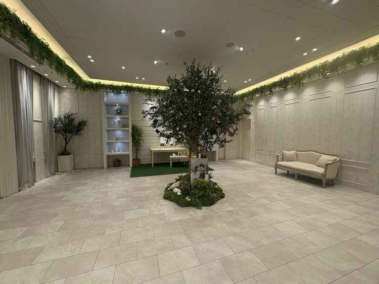 披露宴会場前のウェルカムスペース