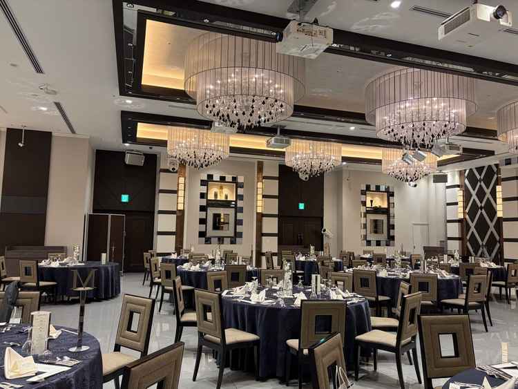 披露宴会場全体です。