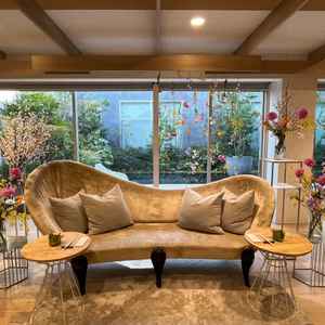 花の装飾がきれいな高砂