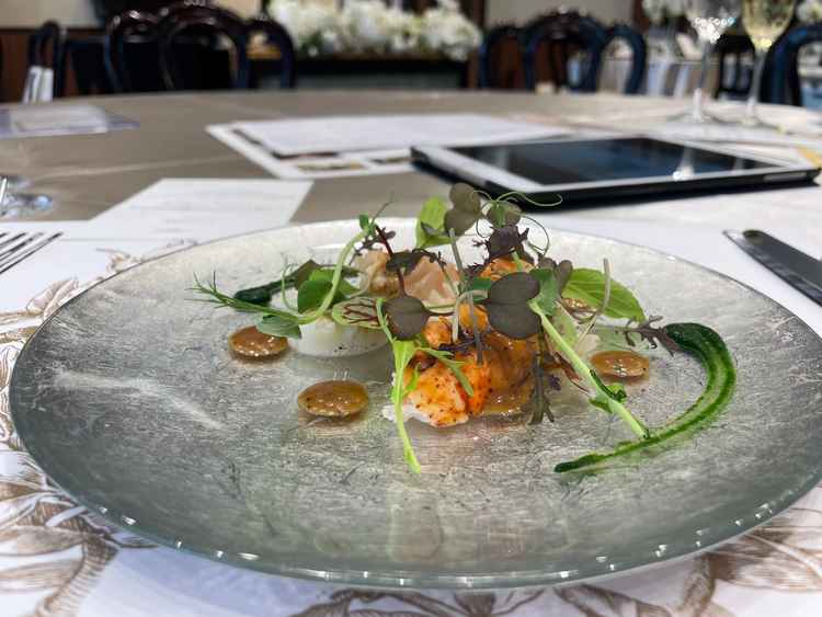 試食でいただいた冷前菜の写真です。