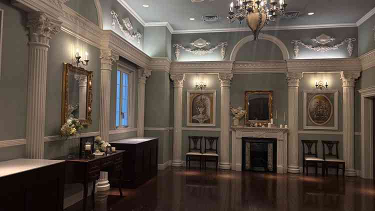 受付などをする場所