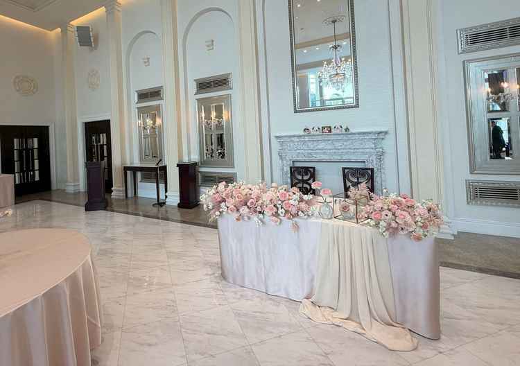 披露宴会場です。