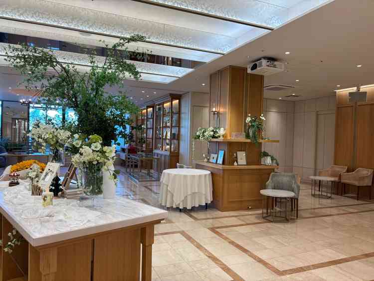 披露宴内の人前式の対応がありました。