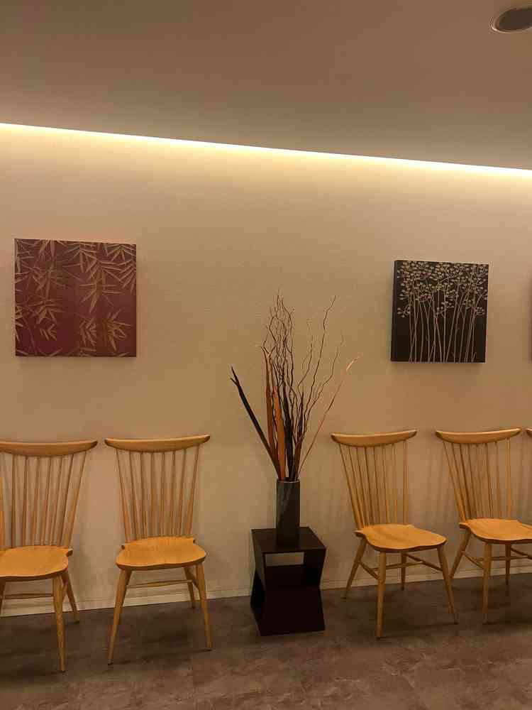 いけばな装飾ができそうな待合スペース