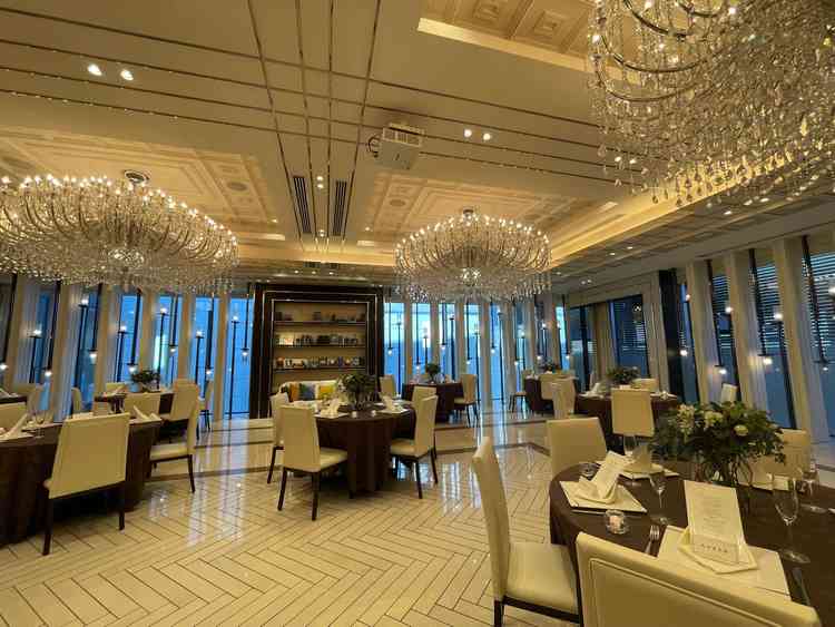 2階の披露宴会場です。