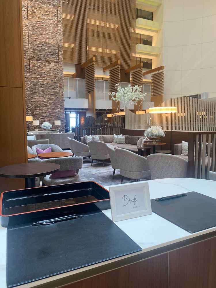 式が始まるまで、ゲストは一般のお客様とは別フロアで待機できる