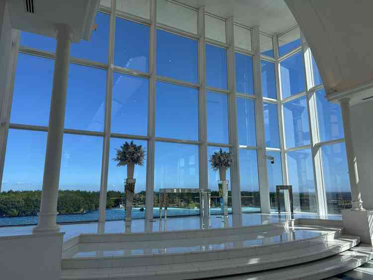 参列1列目からの景色