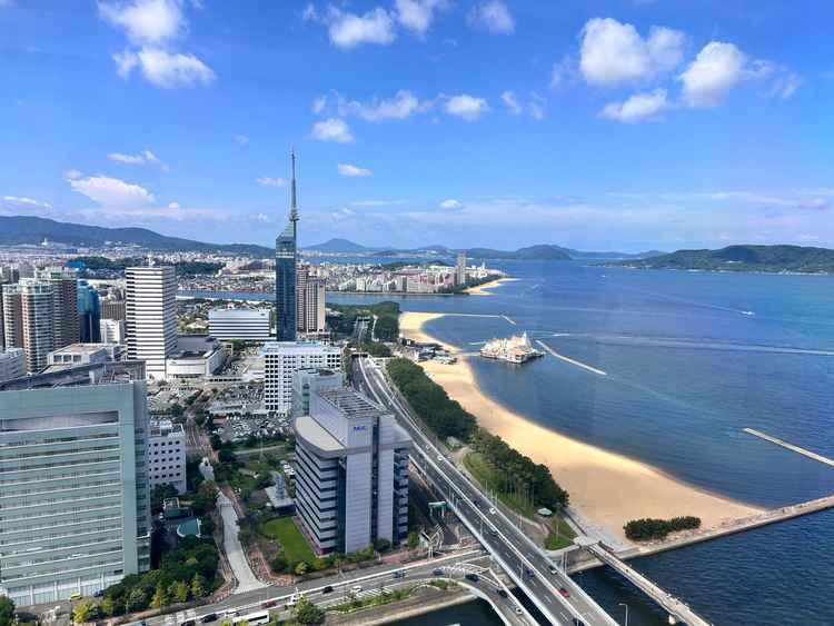 34階の挙式場から見える景色！素晴らしかった！