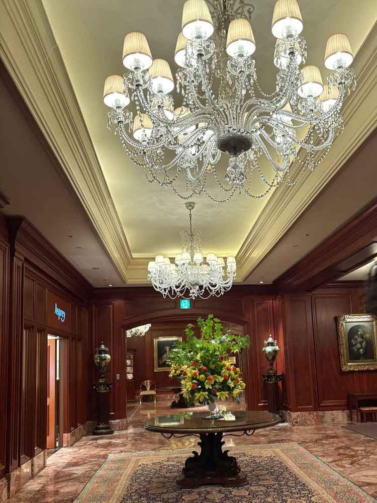 館内どこを見渡しても清潔感もありながらゴージャスで心が躍ります。