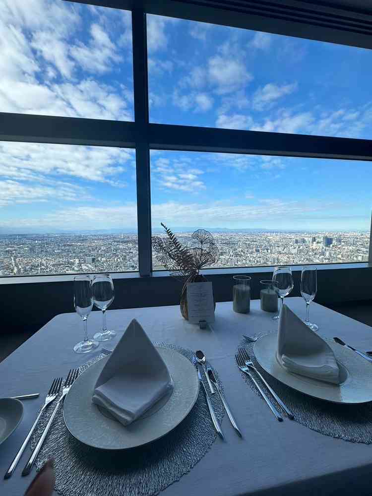 眺望の美しい場所で試食もいただきました。