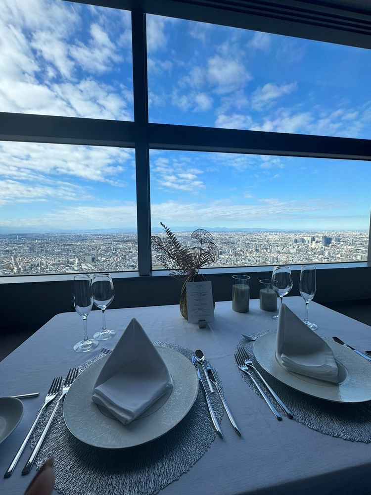 眺望の美しい場所で試食もいただきました。