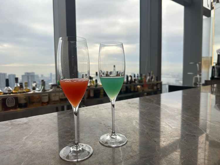 ウェルカムドリンクのノンアルコールカクテルです。見た目も可愛く、フルーツベースで美味しかったです。