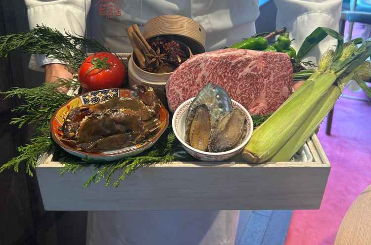 試食の前に材料の紹介があったので、ワクワクしました。