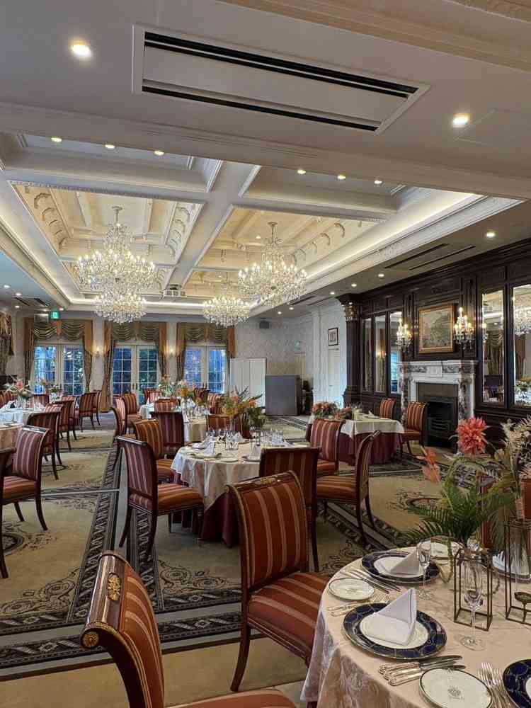 本館にある披露宴会場。