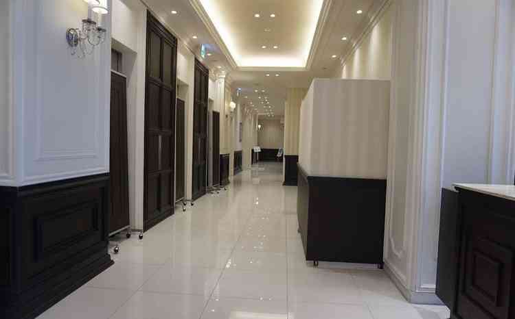 披露宴会場廊下