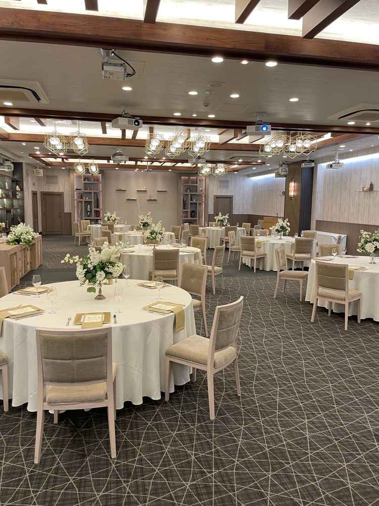 プロジェクションマッピングも利用できる会場になっており、豪華な印象を受けました。