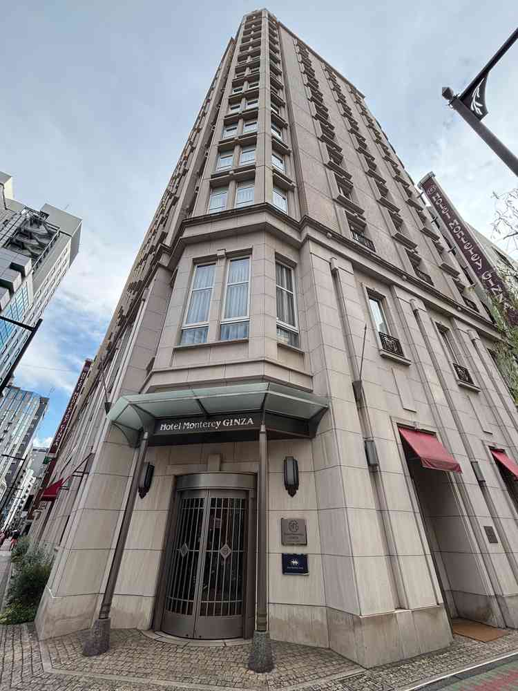 ホテルの外観の写真です。ヨーロッパの雰囲気がありとてもオシャレです。