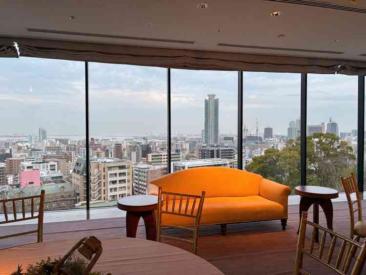 披露宴会場。自分の好きなようにデザインできる。