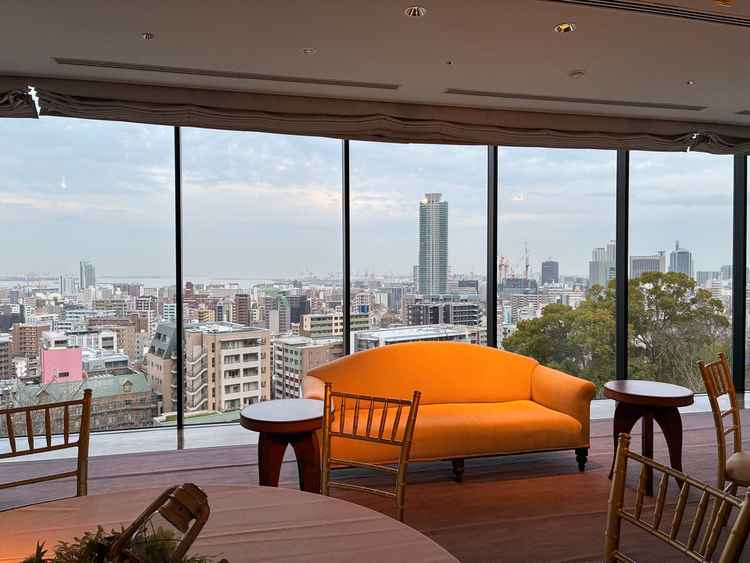 披露宴会場。自分の好きなようにデザインできる。