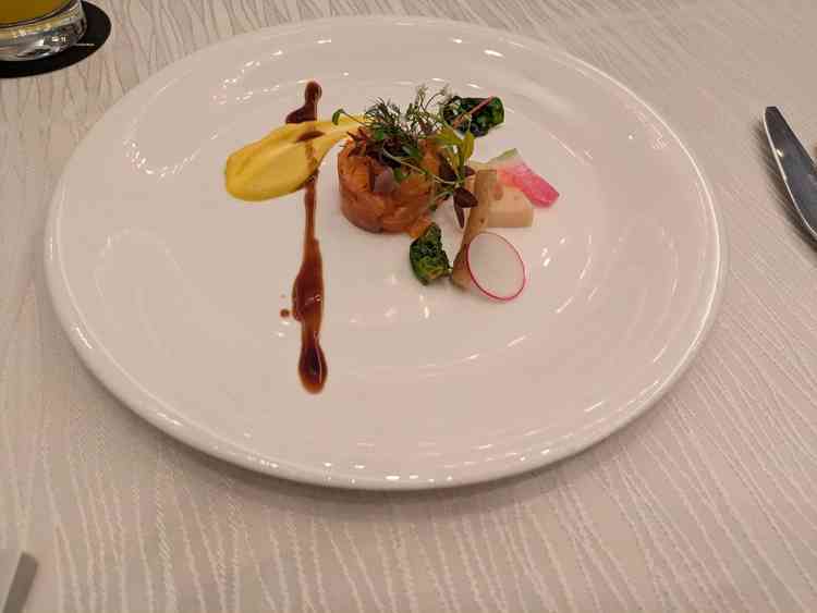 お料理の試食。