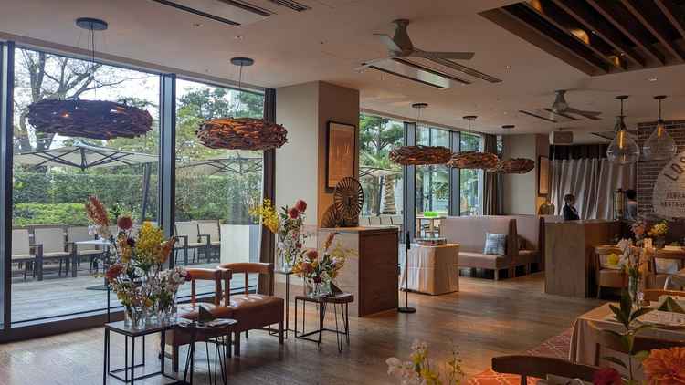 披露宴会場正面