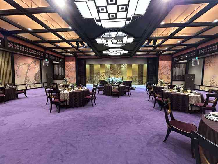 披露宴会場　豊明