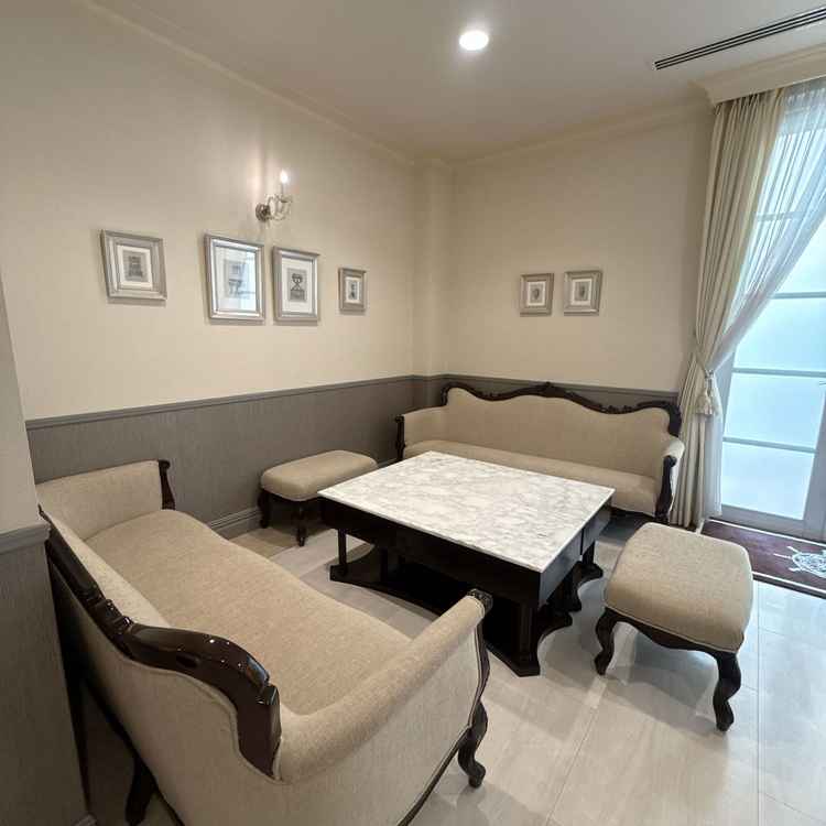 親族控室。広々としていてゆっくりできる。