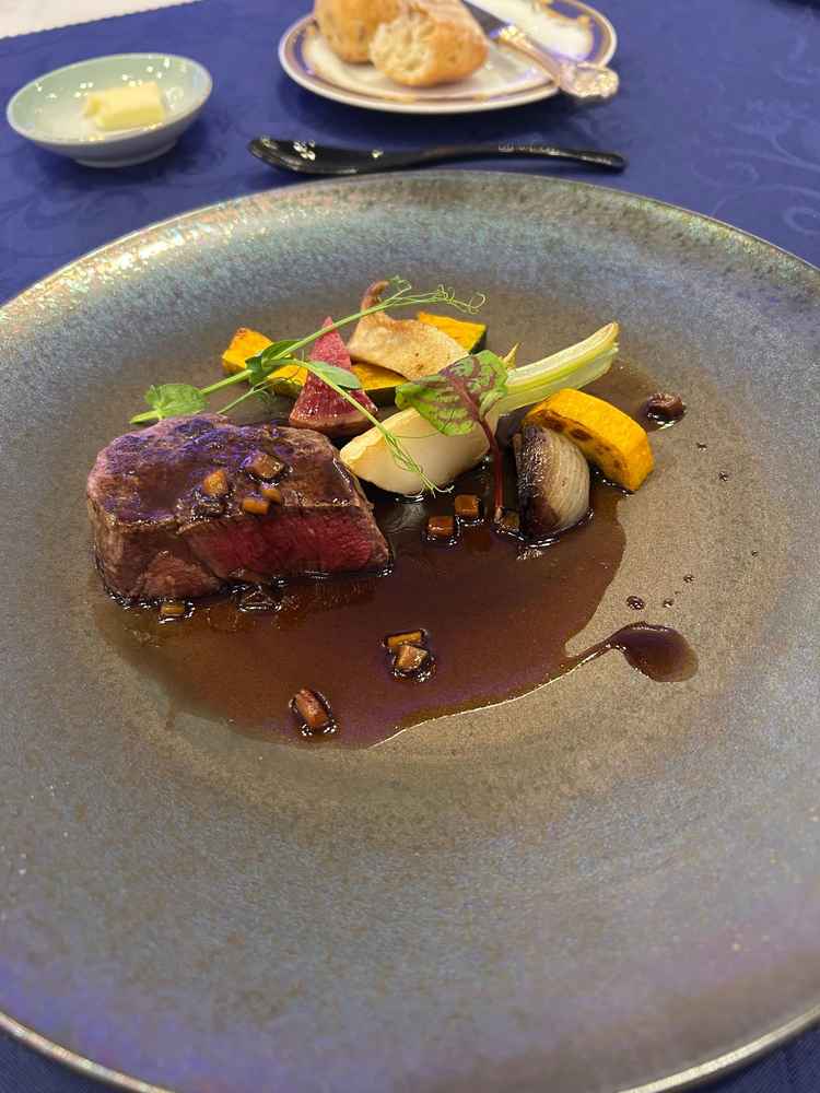 当日コース料理の試食