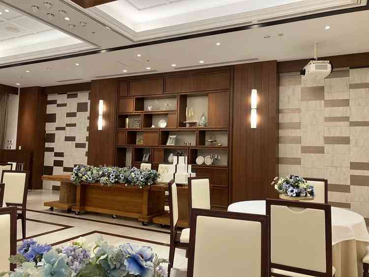 新しくできた披露宴会場