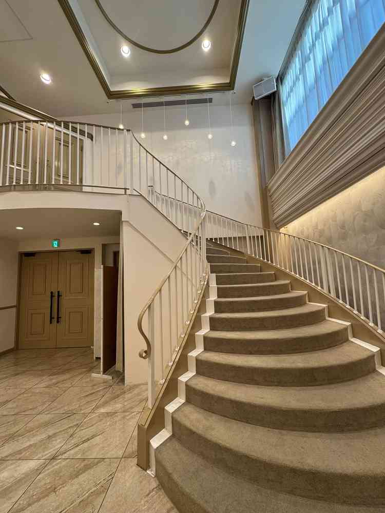 披露宴会場大階段