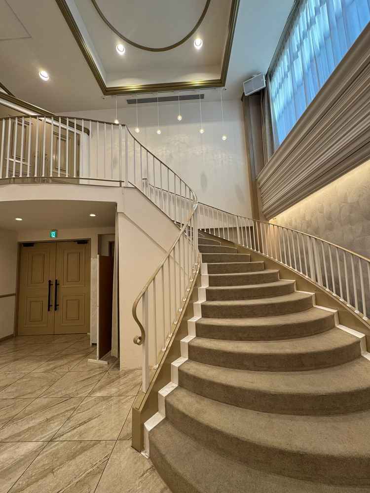 披露宴会場大階段