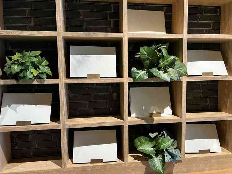 手紙を置けるウェルカムスペース