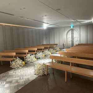 チャペルでの光の演出が素敵でした