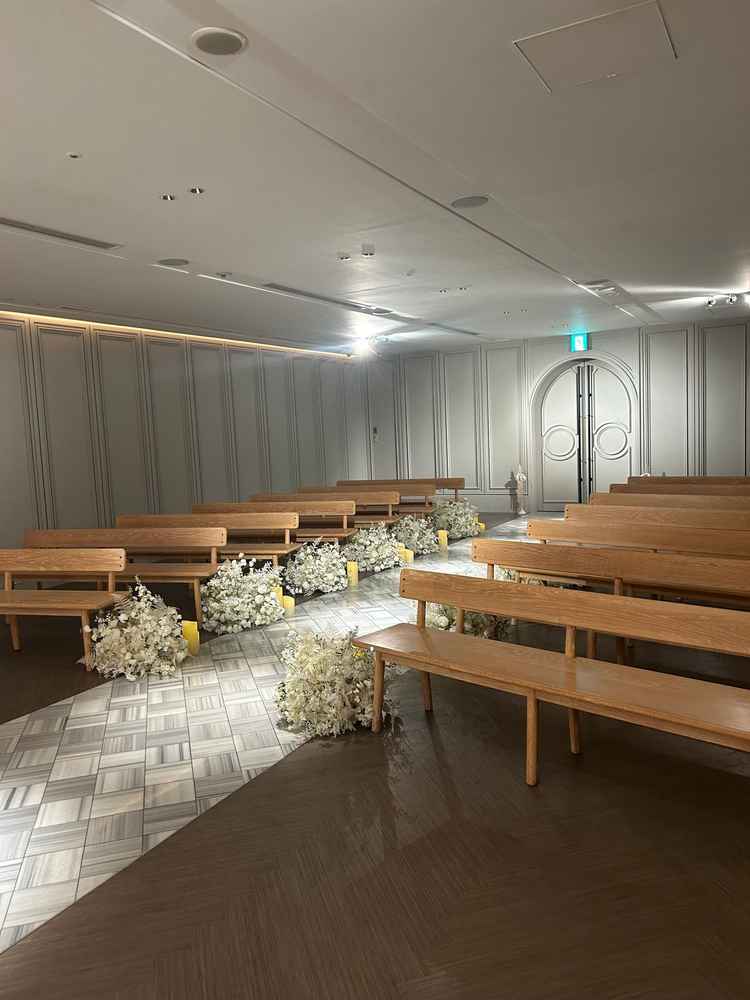 チャペルでの光の演出が素敵でした