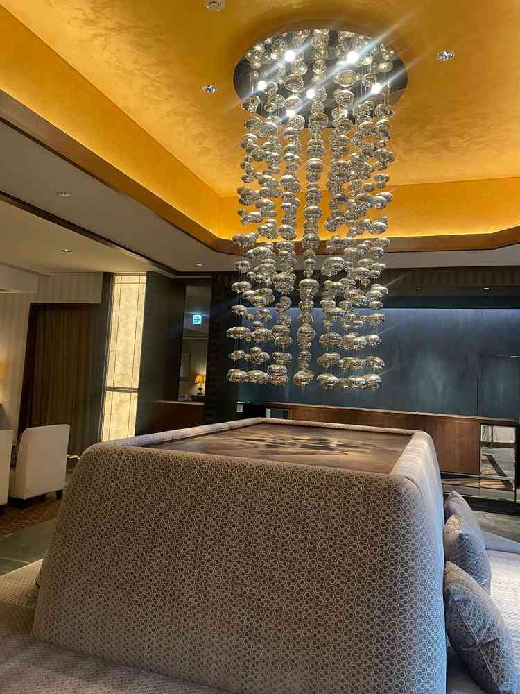 ゲストが待つ場所の一部。映えスポットがいっぱいで飽きないと思った