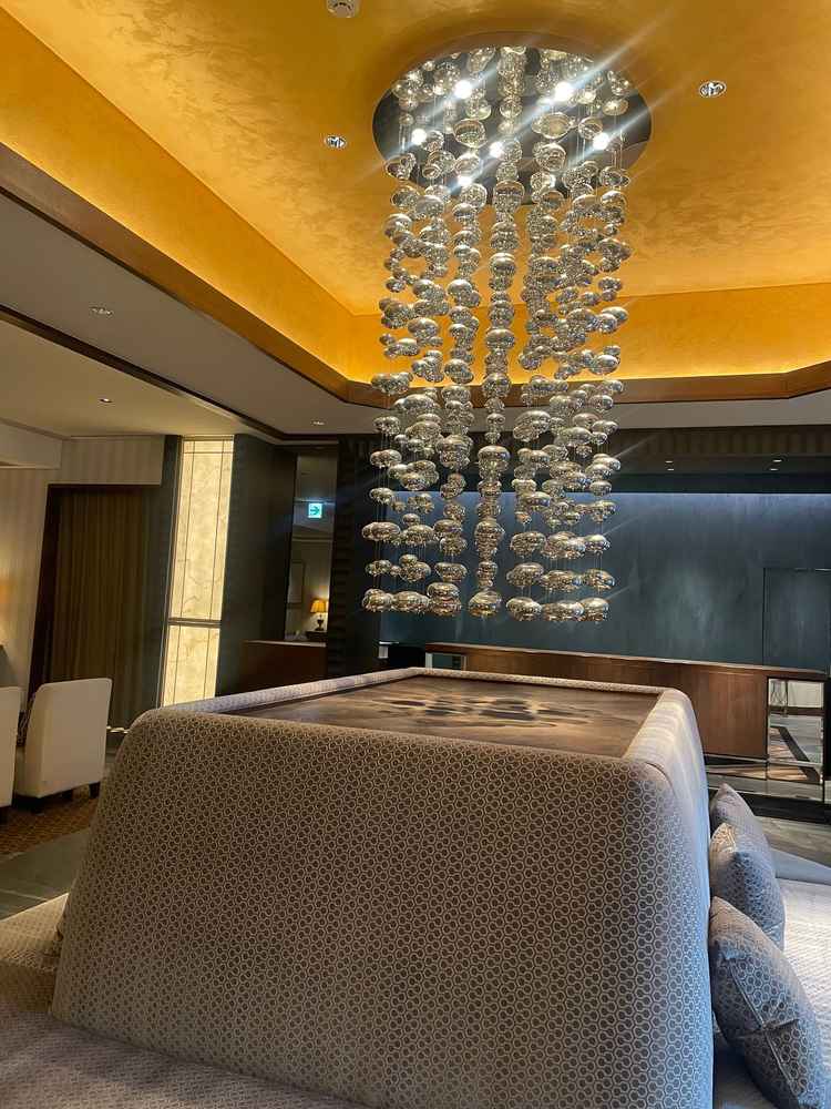 ゲストが待つ場所の一部。映えスポットがいっぱいで飽きないと思った