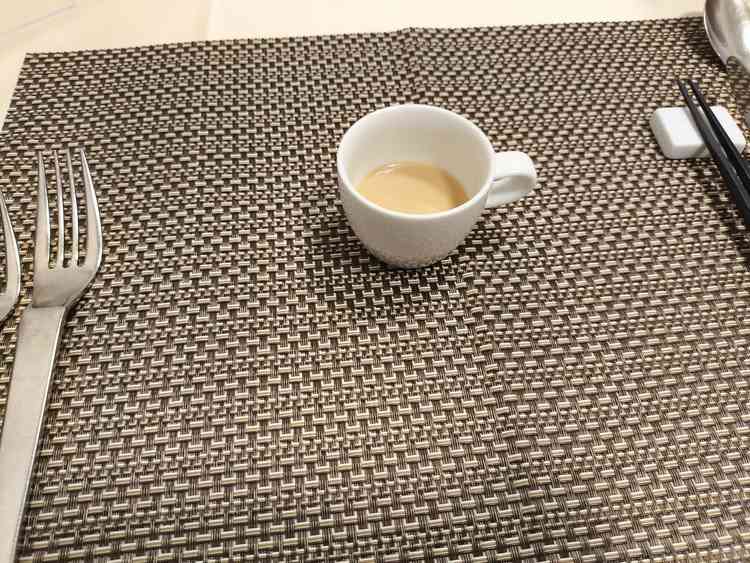 試食のエビのビスク