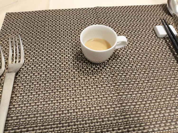 試食のエビのビスク