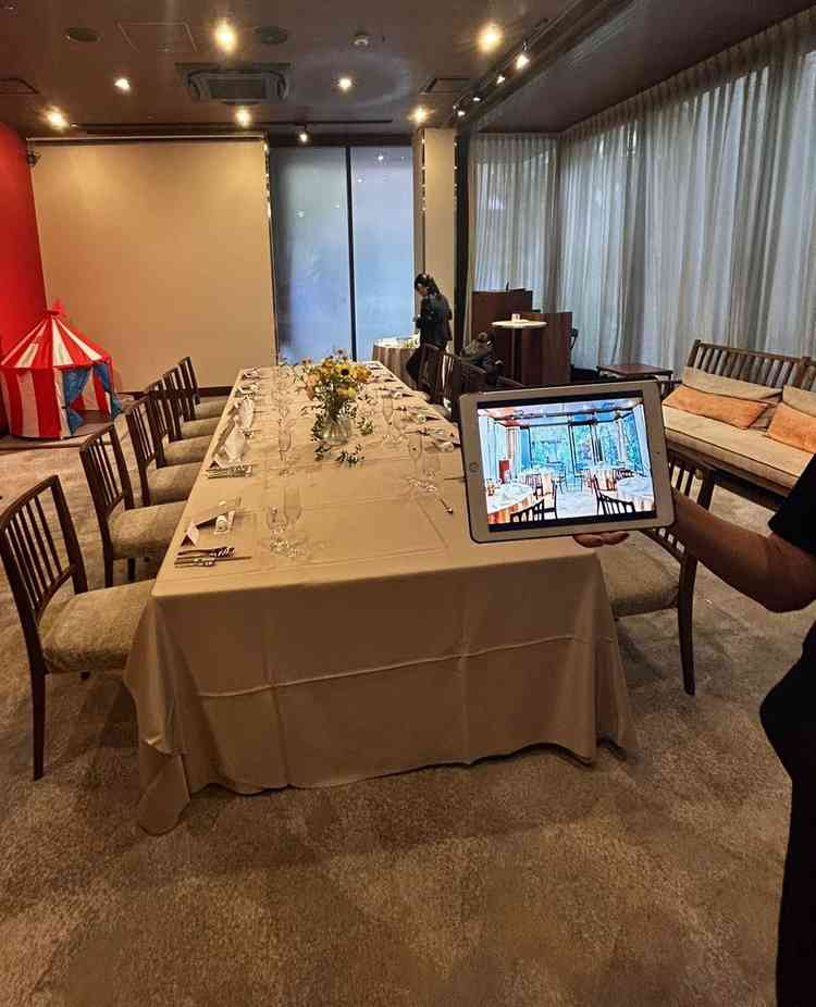 小さいほうの会場