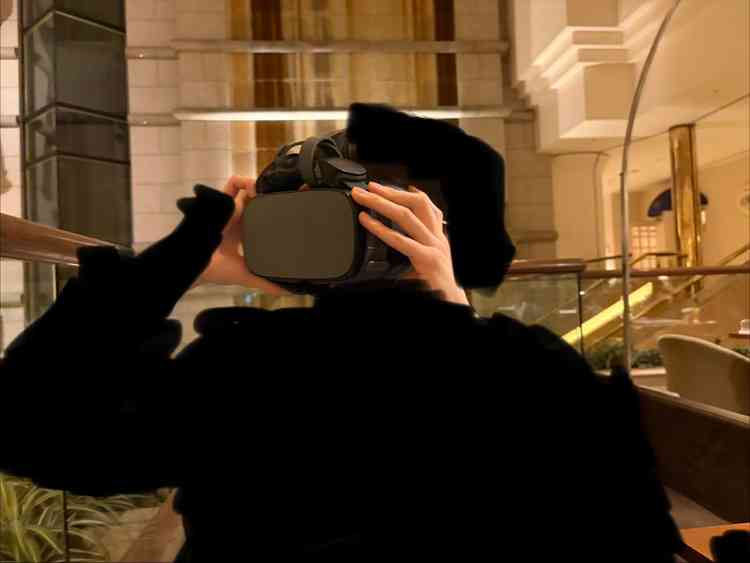 使用中の会場内や昼間、夜間の景色の比較などはVRで確認できます。